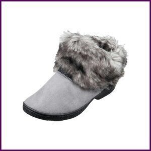 Memory Foam Recycled Microsuede Boot Slippers Indoor Outdoor Versatile